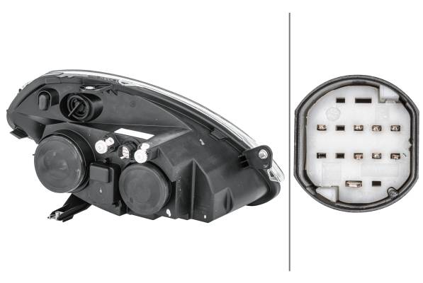 HELLA 1EB 270 521-231 Halogen-Hauptscheinwerfer - links - für u.a. Lancia Ypsilon (843_)-2