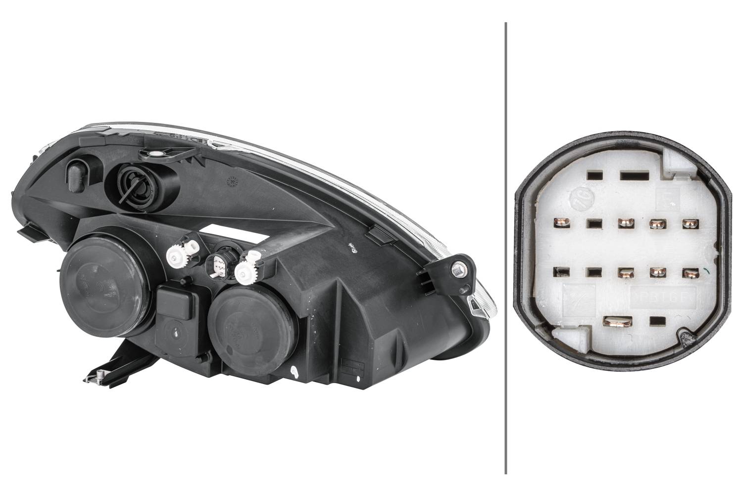 HELLA 1EB 270 521-231 Halogen-Hauptscheinwerfer - links - für u.a. Lancia Ypsilon (843_)-3