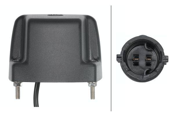 HELLA 2KA 012 271-077 Kennzeichenleuchte - 12/24V - Anbau - Kabel: 1300mm - 2-polig - Menge: 36-0