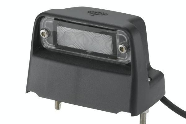 HELLA 2KA 012 271-077 Kennzeichenleuchte - 12/24V - Anbau - Kabel: 1300mm - 2-polig - Menge: 36-1
