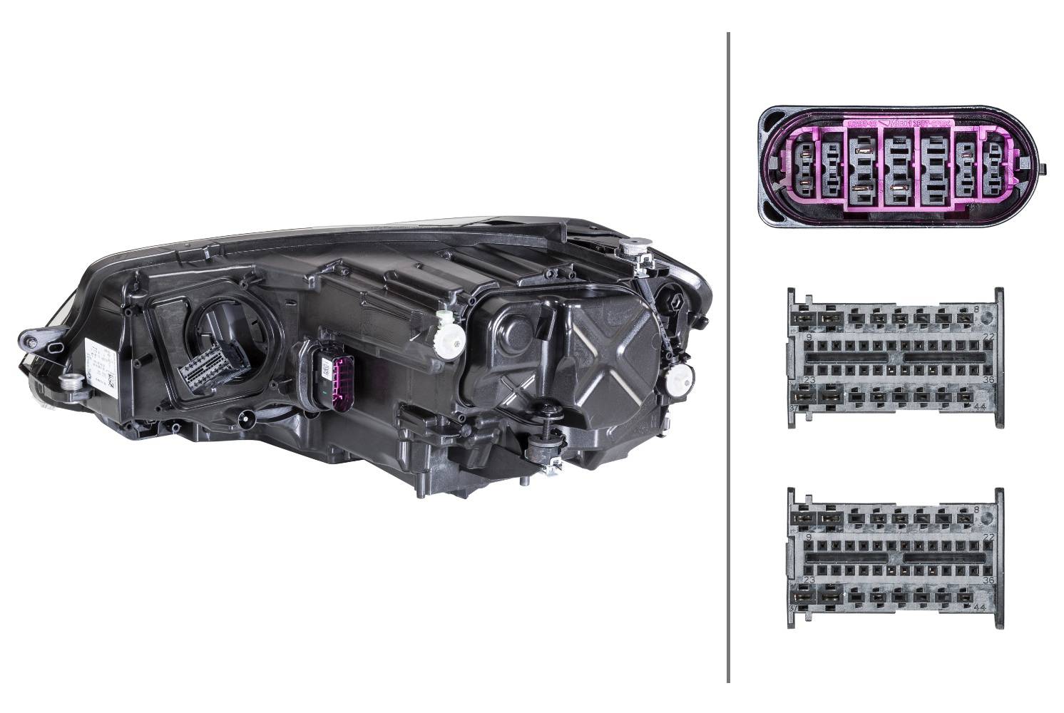 HELLA 1ZX 013 924-241 LED-Hauptscheinwerfer - rechts - für u.a. VW Golf VII (5G1, Bq1, Be1, Be2)-2