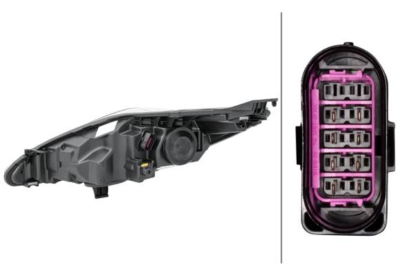 HELLA 1EL 247 045-361 DE/Halogen-Hauptscheinwerfer - rechts - für u.a. Ford Fiesta VI (Cb1, Ccn)-2