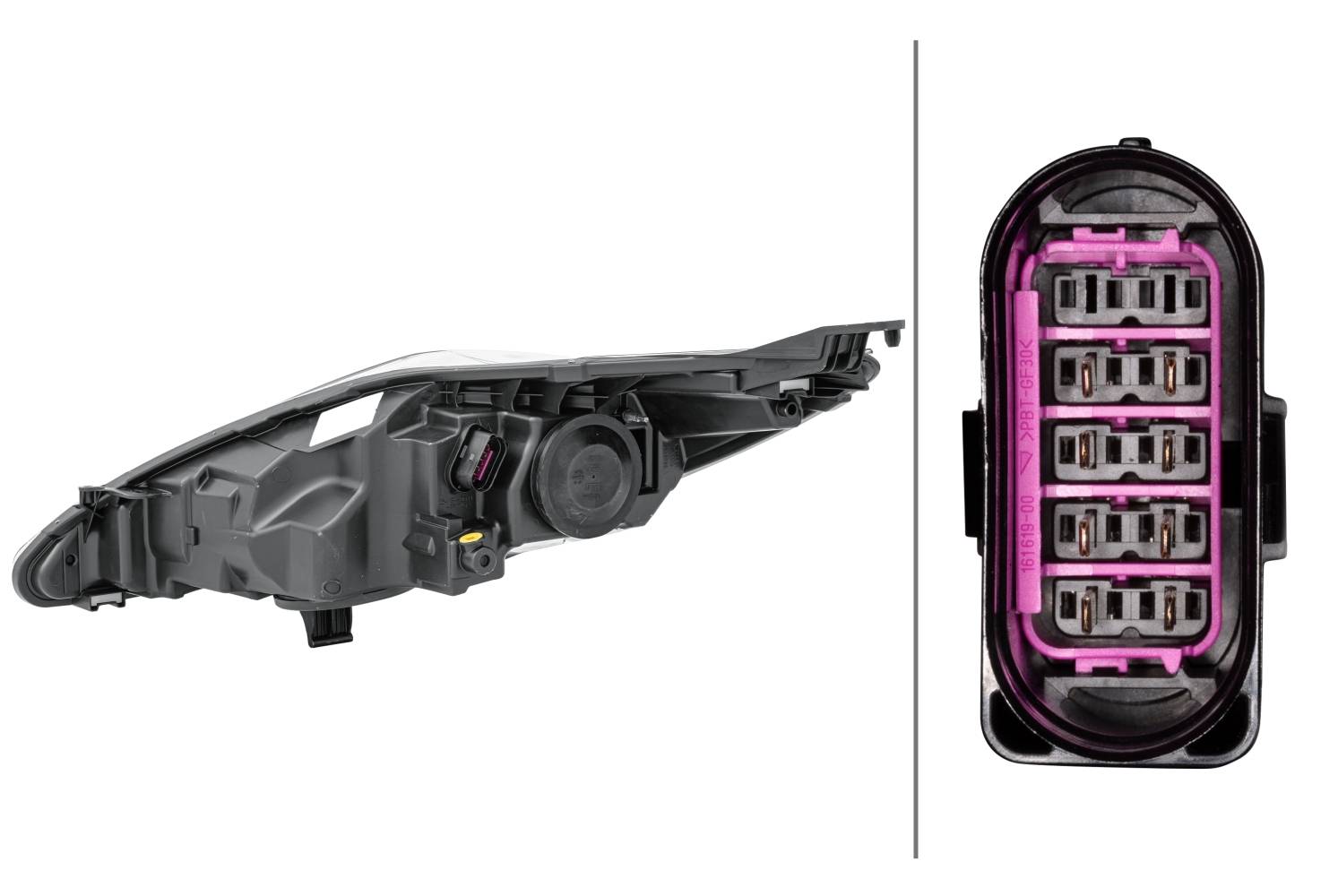 HELLA 1EL 247 045-361 DE/Halogen-Hauptscheinwerfer - rechts - für u.a. Ford Fiesta VI (Cb1, Ccn)-3