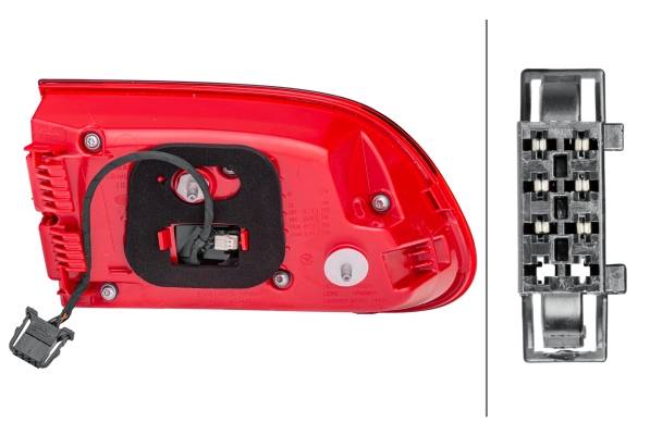 HELLA 2SD 011 500-141 Heckleuchte - LED - innerer Teil - rechts - für u.a. Porsche Macan (95B)-3