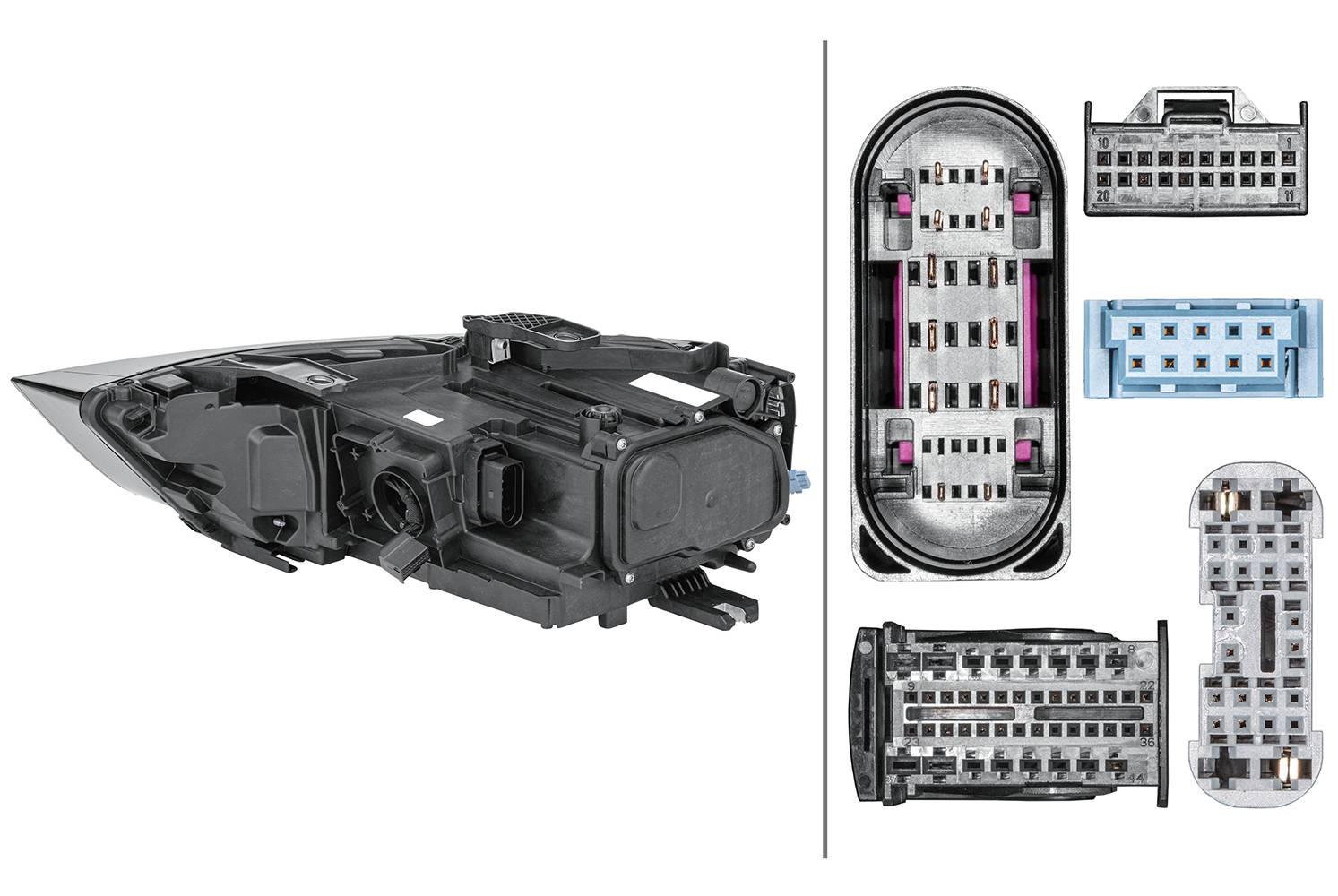HELLA 1EX 354 840-081 LED-Hauptscheinwerfer - rechts - für u.a. Audi (Faw) Q3 (84B, 84G)-1