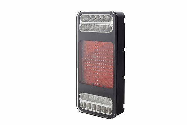 HELLA 2VP 345 900-021 Heckleuchte - Coluna - LED - 24V - Anbau - LED-Lichtfarbe: gelb/rot/weiß - Kab-1