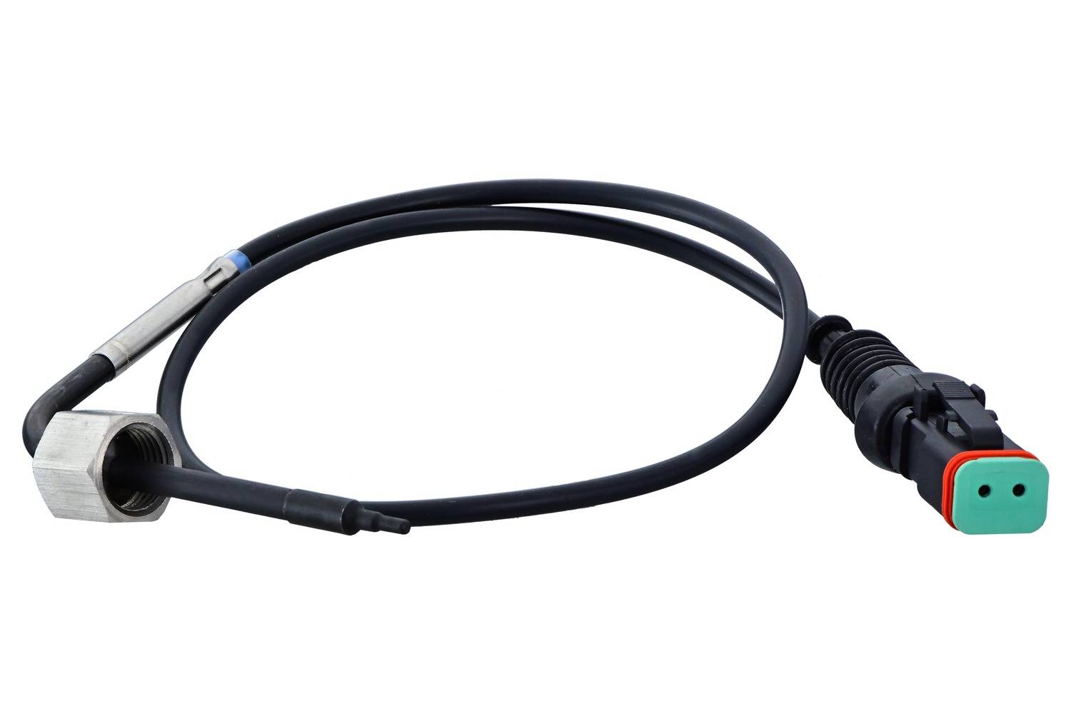Sensor Abgastemperatur 2-polig 475 mm Kabel HELLA für u.a. SCANIA P I-4
