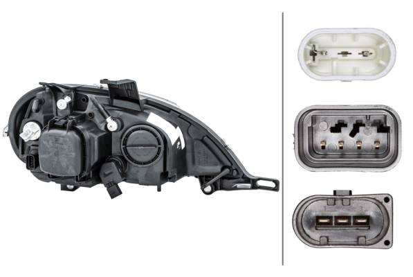 HELLA 1EL 223 151-171 Halogen-Hauptscheinwerfer - links - für u.a. MB M-Class (W163)-1