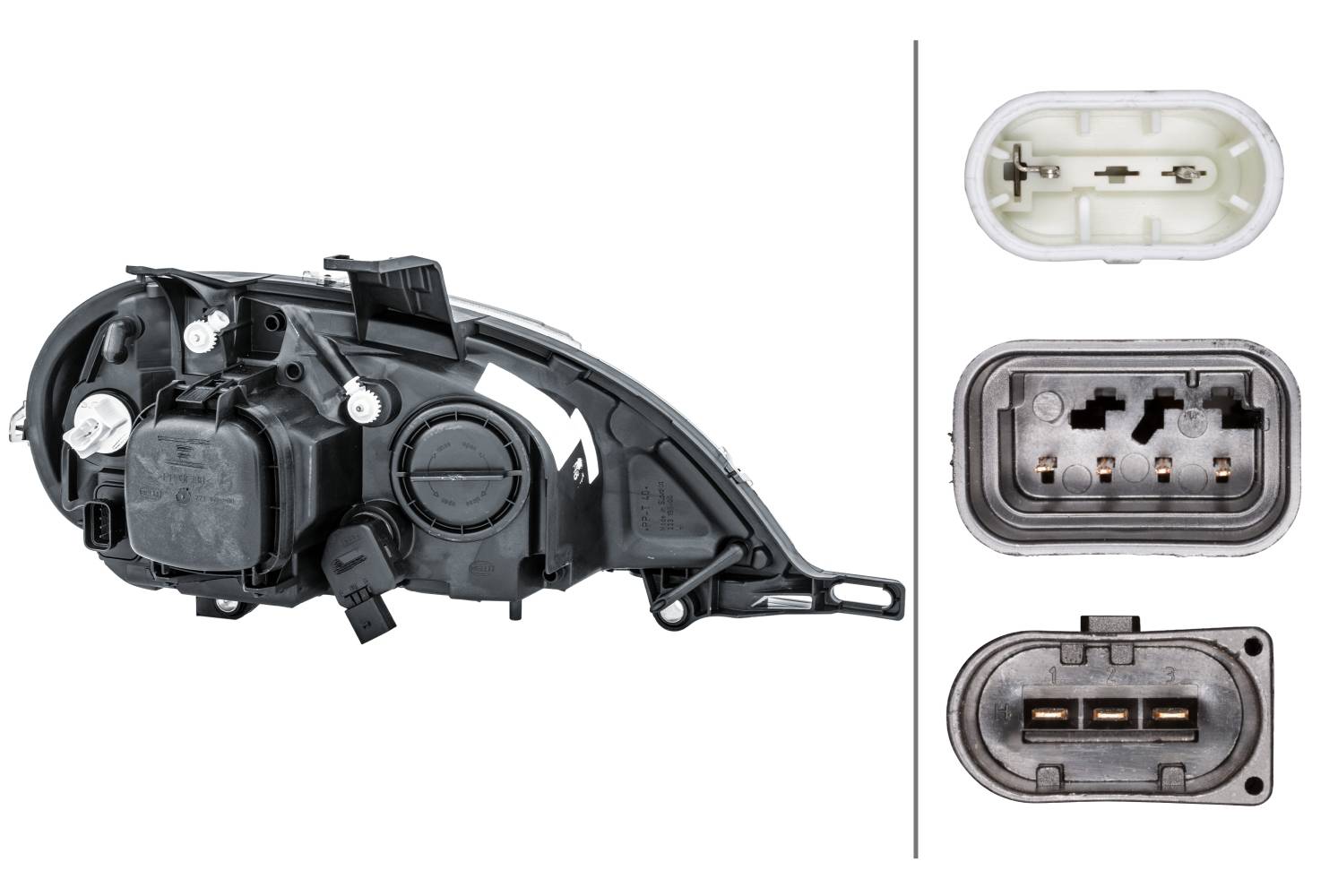 HELLA 1EL 223 151-171 Halogen-Hauptscheinwerfer - links - für u.a. MB M-Class (W163)-3
