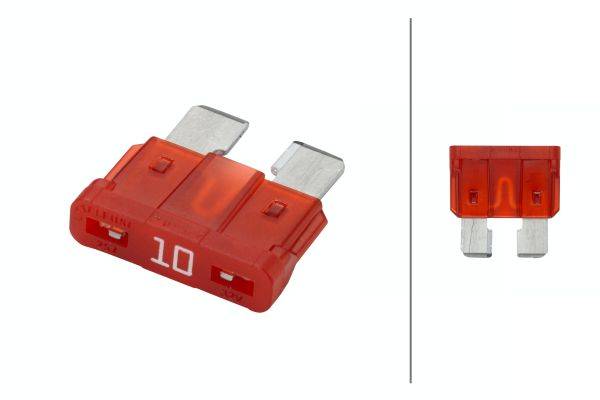 HELLA 8JS 711 686-821 Sicherung - ATO - 10A - rot - Menge: 5-1