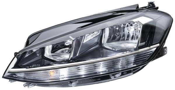 HELLA 1EB 013 924-011 FF/Halogen-Hauptscheinwerfer - links - für u.a. VW (Faw) Golf VII (Bn1, Bn2, C