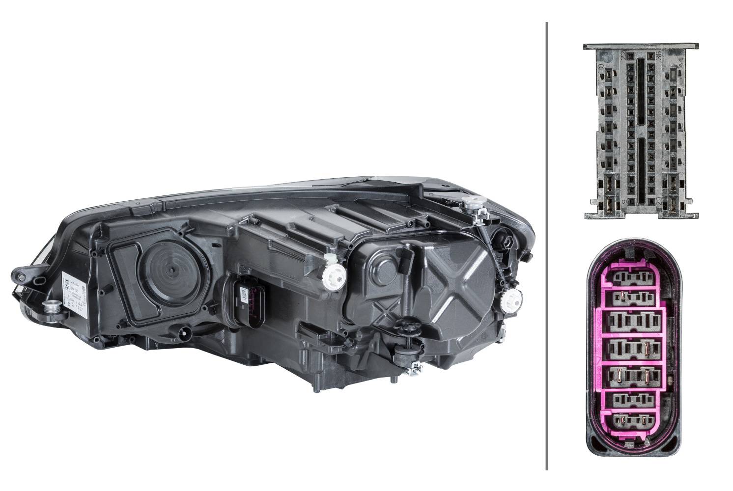 HELLA 1LX 013 924-721 LED-Hauptscheinwerfer - rechts - für u.a. VW Golf VII (5G1, Bq1, Be1, Be2)-2