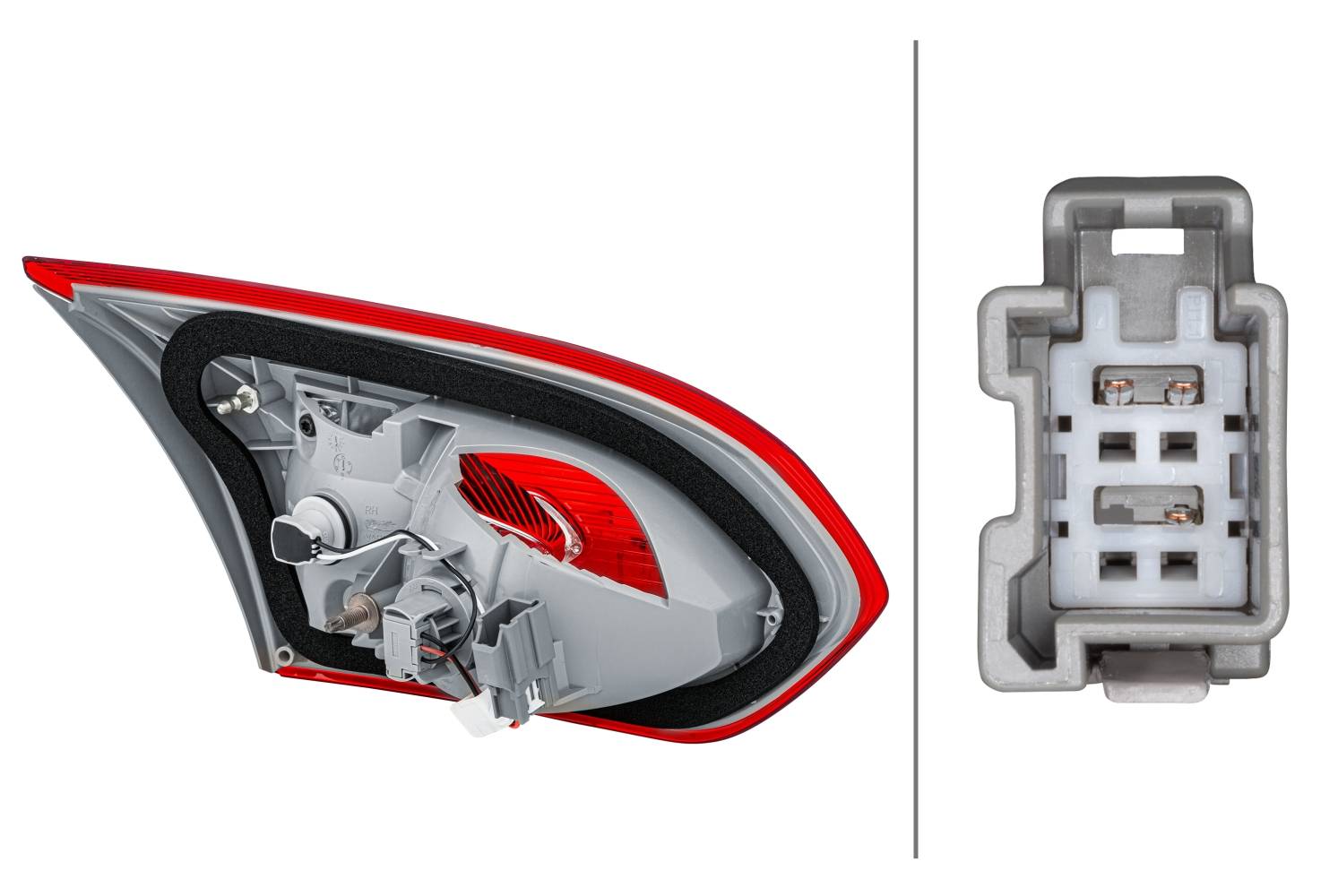 HELLA 2NR 354 828-021 Heckleuchte - Glühlampe - innerer Teil - rechts - für u.a. Ford Focus III Salo-3