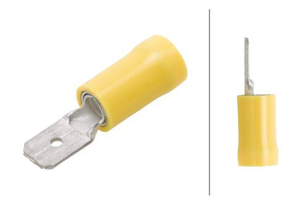 HELLA 8KW 744 700-003 Leitungsverbinder - gelb - von: 4.0mm² - bis: 6.0mm² - Flachstecker - 6,3 x 0,-1