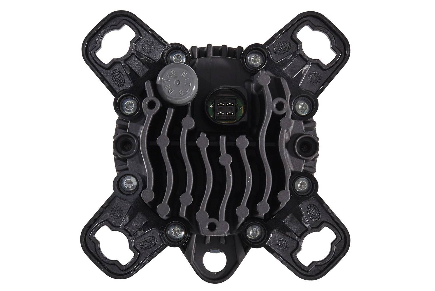 HELLA 1F0 011 988-181 DE/LED-Fernscheinwerfer - 90mm Performance L4060 - 12/24V - Einbau - Stecker:-4