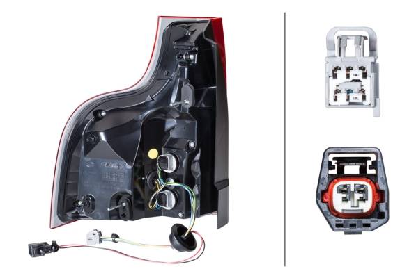 HELLA 2SK 011 065-041 Heckleuchte - LED - rechts - für u.a. Volvo Xc90 I (275)-0