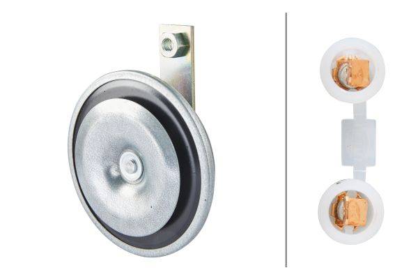 HELLA 3AL 002 952-841 Horn - M26 - 12V - 115dB(A) - Frequenzbereich: 335Hz - Tiefton - Gehäusefarbe:-3