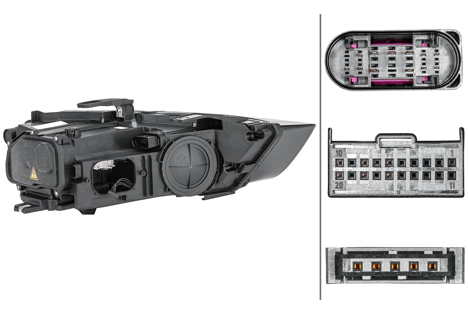 HELLA 1EL 354 840-011 Bi-Xenon/LED-Hauptscheinwerfer - links - für u.a. Audi (Faw) Q3 (84B, 84G)-1