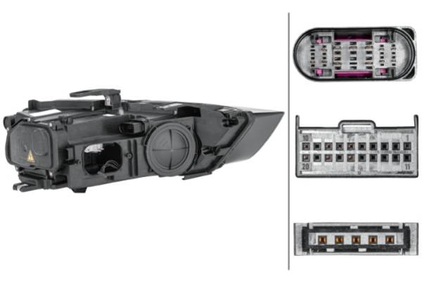 HELLA 1EL 354 840-011 Bi-Xenon/LED-Hauptscheinwerfer - links - für u.a. Audi (Faw) Q3 (84B, 84G)