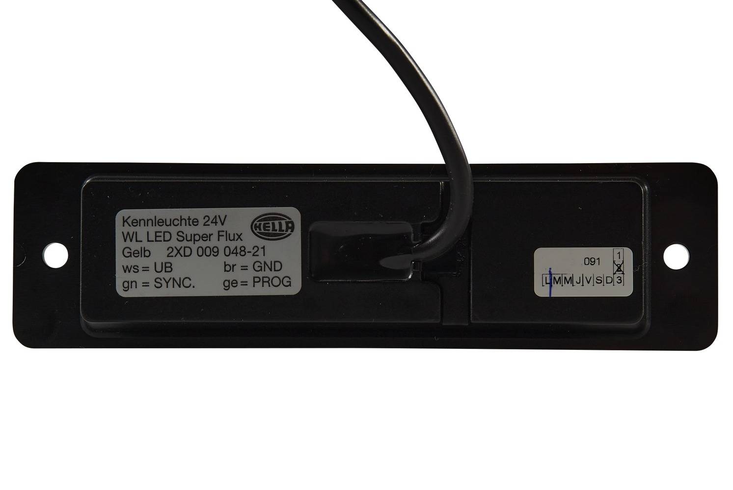 HELLA 2XD 009 048-211 LED-Blitz-Kennleuchte - WL-LED - 24V - gelb-3