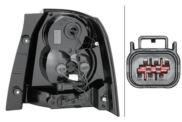 HELLA 2VP 354 814-011 Heckleuchte - LED - links - für u.a. Land Rover Freelander 2 (L359)-2