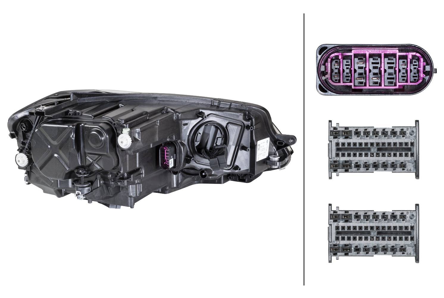 HELLA 1ZX 013 924-411 LED-Hauptscheinwerfer - links - für u.a. VW Golf VII (5G1, Bq1, Be1, Be2)-2