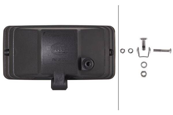 HELLA 1FD 005 700-451 Halogen-Fernscheinwerfer - Comet 550 - 12V - Referenzzahl: 17.5 - Anbau - link-3