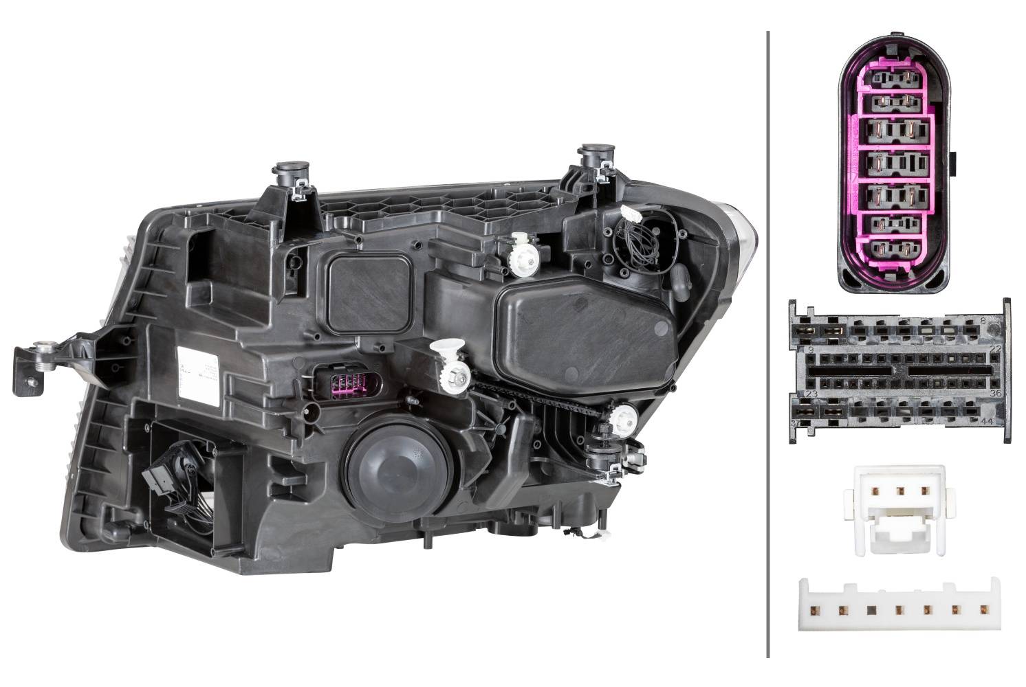 HELLA 1EX 012 830-101 LED-Hauptscheinwerfer - rechts - für u.a. VW Crafter Box (Sy_, Sx_)-1