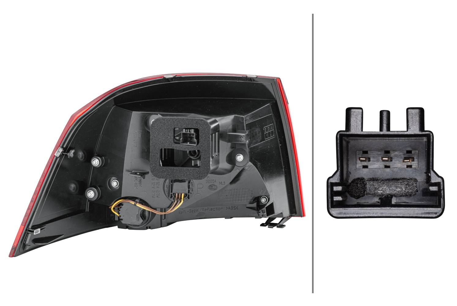 HELLA 2SD 010 970-041 Heckleuchte - LED - äusserer Teil - rechts - für u.a. VW Golf VI Convertible (-3