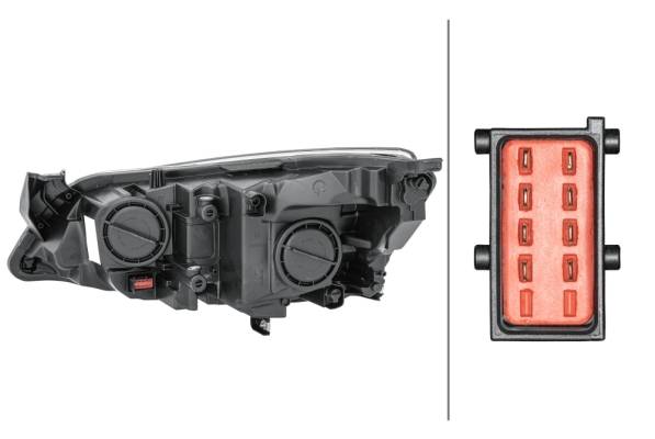 HELLA 1EG 010 011-361 FF/Halogen-Hauptscheinwerfer - rechts - für u.a. Opel Astra J (P10)-1
