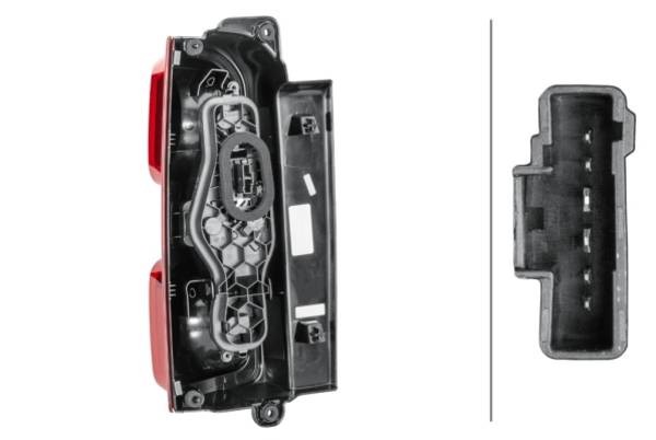 HELLA 2SD 354 845-021 Heckleuchte - Glühlampe - rechts - für u.a. Peugeot Expert Box (V_)