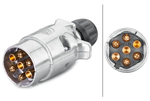 HELLA 8JA 001 918-002 Stecker - 7-polig - Stecker: Schraubkontakt-1