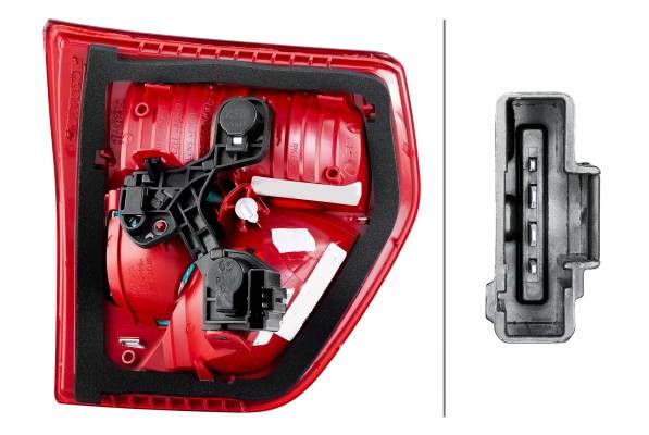 HELLA 2TZ 354 823-041 Heckleuchte - Glühlampe - innerer Teil - rechts - für u.a. Citroën C5 III Brea-1