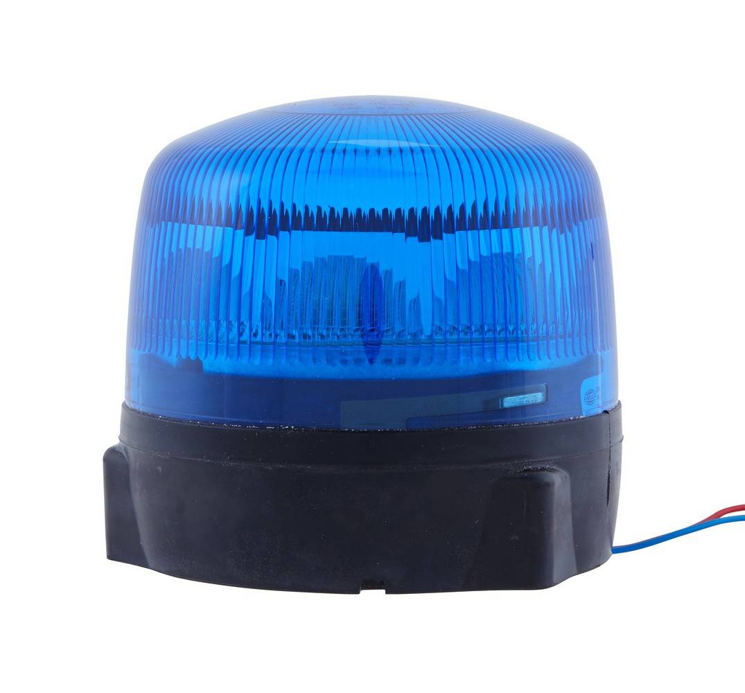 HELLA 2RL 010 979-101 LED-Rundumkennleuchte - RotaLED - 12/24V - geschraubt - blau - Kabel: 200mm-1