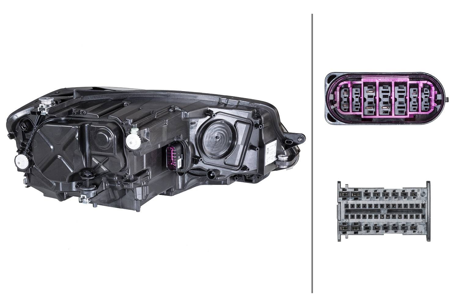 HELLA 1EX 013 924-291 LED-Hauptscheinwerfer - links - für u.a. VW (Faw) Golf VII (Bn1, Bn2, C91)-1