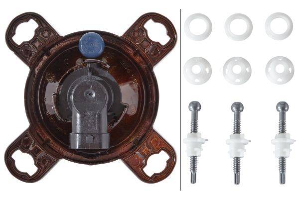 HELLA 1K0 247 043-011 DE/FF/Halogen-Hauptscheinwerfer - 90mm Performance - 12V - rund - Referenzzahl-4
