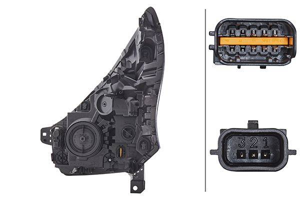 HELLA 1LE 011 565-181 FF/Halogen-Hauptscheinwerfer - rechts - für u.a. Opel Vivaro B Platform/Chassi-1