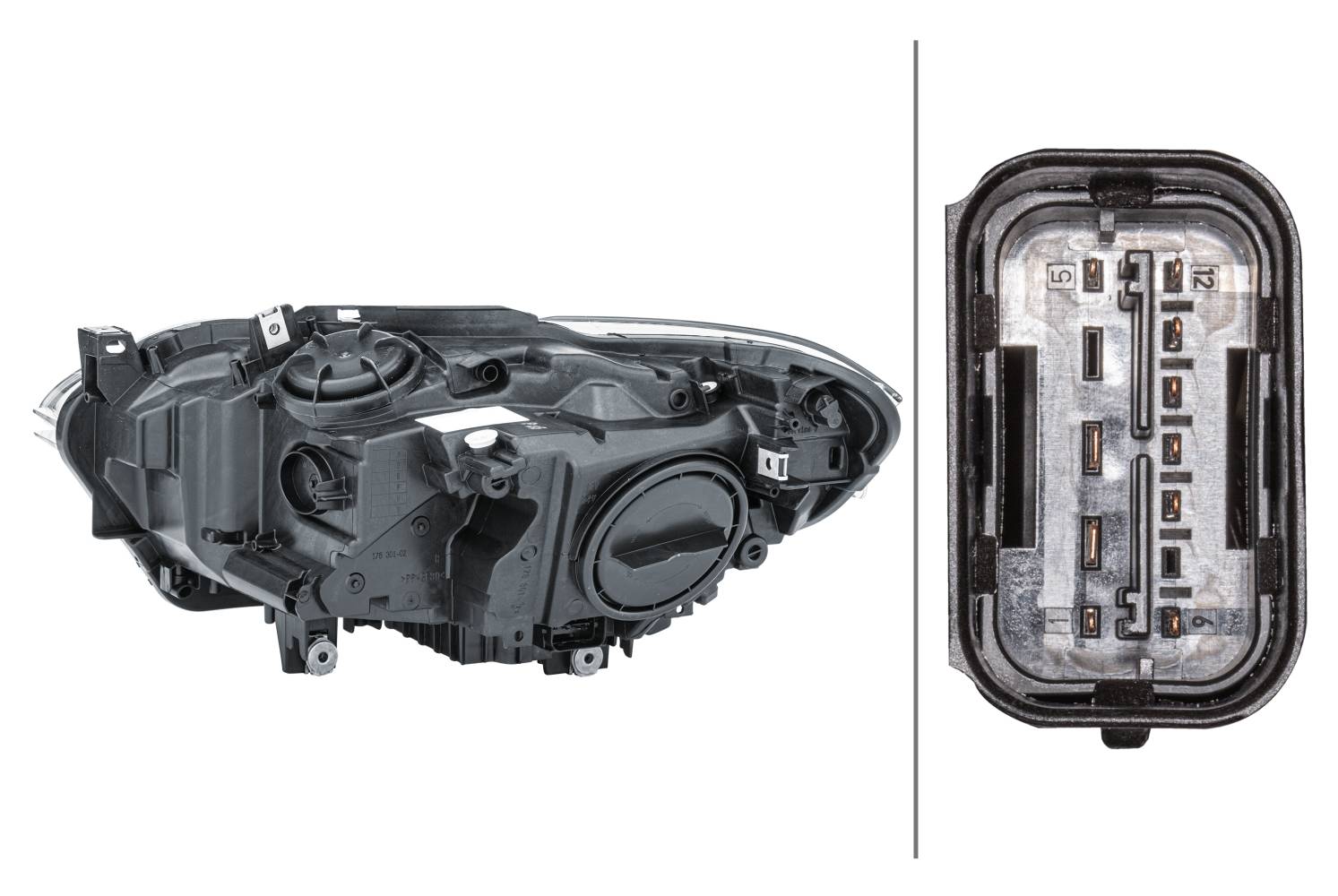 HELLA 1EG 010 741-081 FF/Halogen-Hauptscheinwerfer - rechts - für u.a. BMW 1 (F21)-3