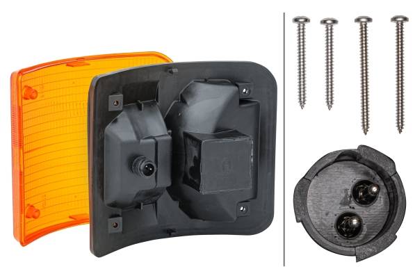 HELLA 2BA 007 840-001 Blinkleuchte - gelb - links/rechts-1