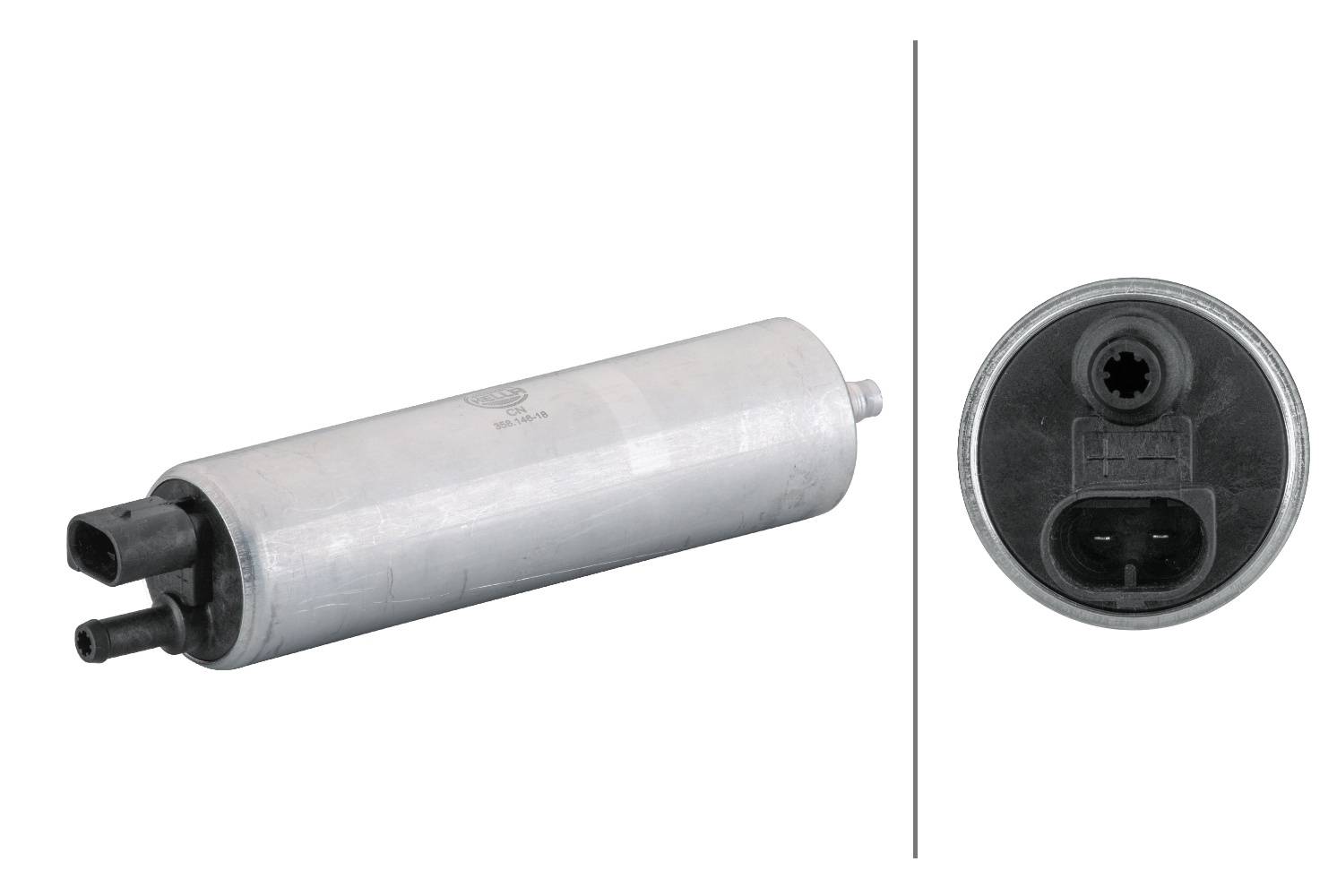 HELLA 8TF 358 146-181 Kraftstoffpumpe - elektrisch - 2-polig - ohne Anbaumaterial-0