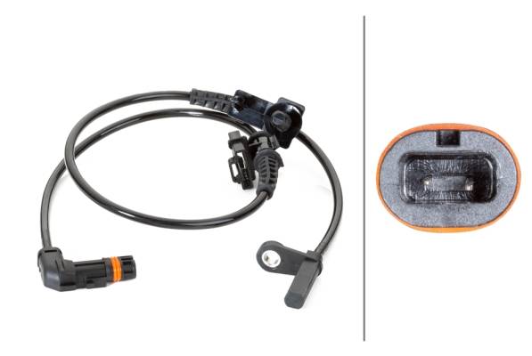 HELLA 6PU 230 040-011 Sensor, Raddrehzahl - Vorderachse - Kabel: 731mm-0