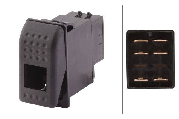 HELLA 6GM 007 832-251 Schalter - Wippbetätigung - Ausstattungsvar.: I->0-1