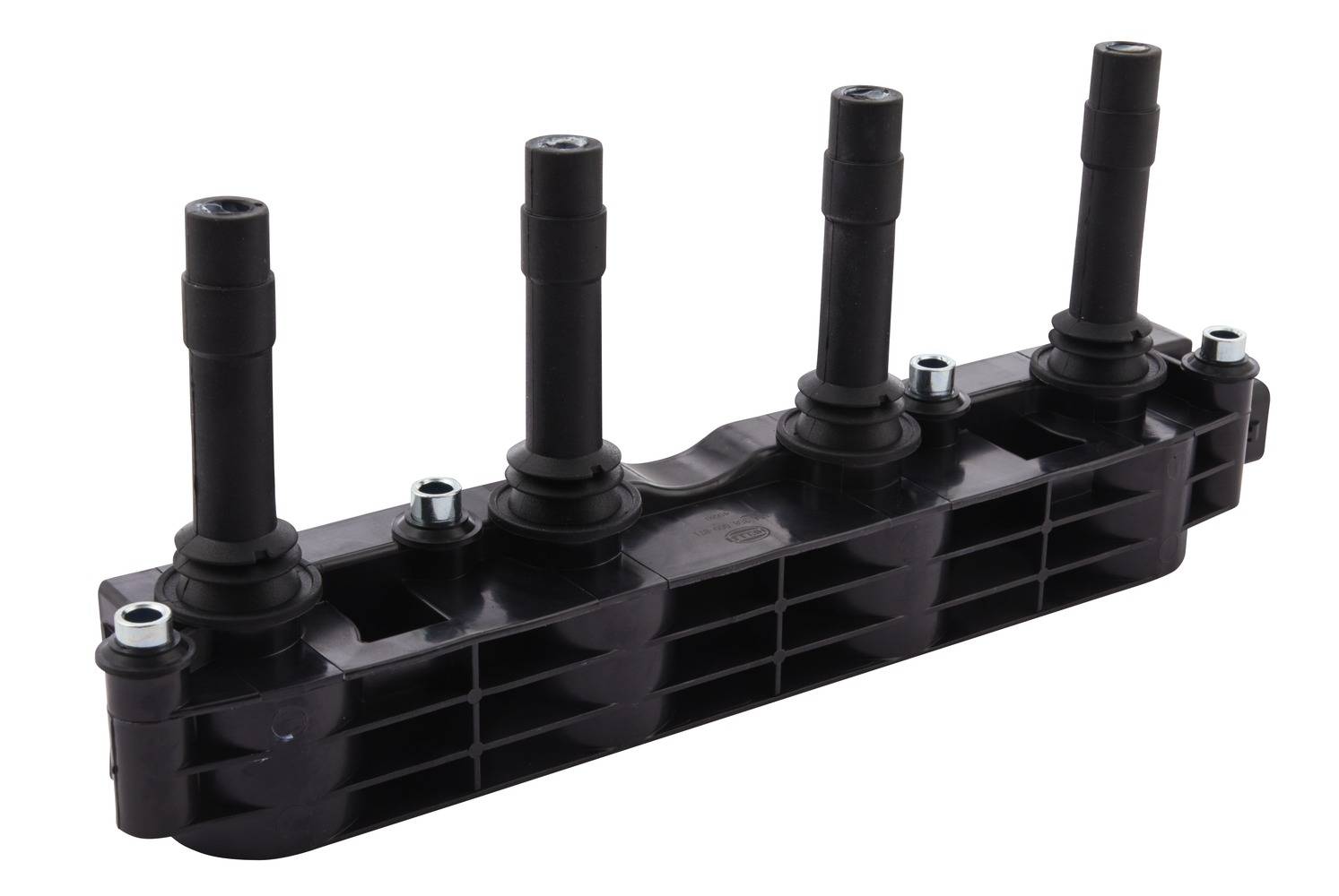 HELLA 5DA 358 000-871 Zündspule - 12V - 6-polig - Blockzündspule - geschraubt-0