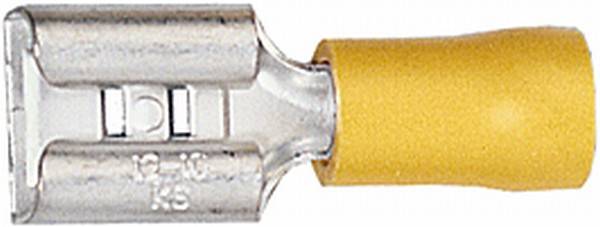 HELLA 8KW 700 142-003 Leitungsverbinder - gelb - von: 4.0mm² - bis: 6.0mm² - Flachsteckhülse - 9,5 x-2