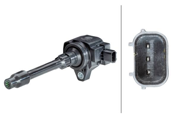 HELLA 5DA 358 057-271 Zündspule - 12V - 3-polig - Kerzenschachtzündspule - geschraubt-2