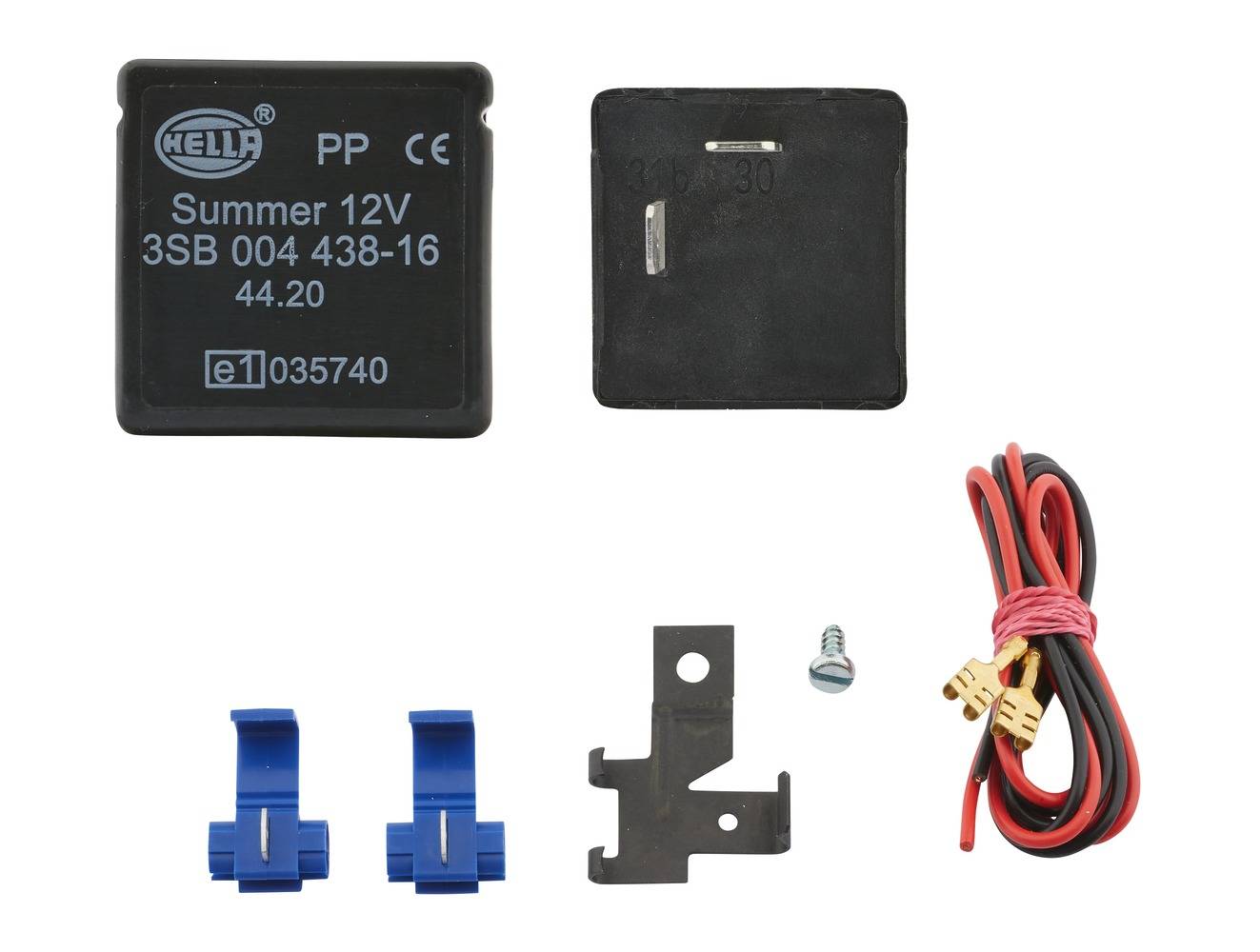 HELLA 3SB 004 438-161 Signalgeber - 12V - akustisch - 85dB(A) - Frequenzbereich: 325Hz-3