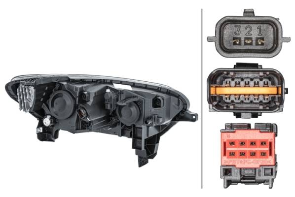 HELLA 1EL 011 770-851 Halogen/LED-Hauptscheinwerfer - links-4