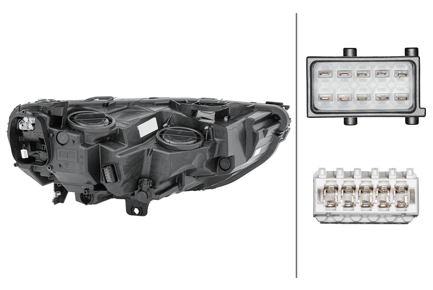 HELLA 1EG 354 869-031 Halogen/LED-Hauptscheinwerfer - links-1