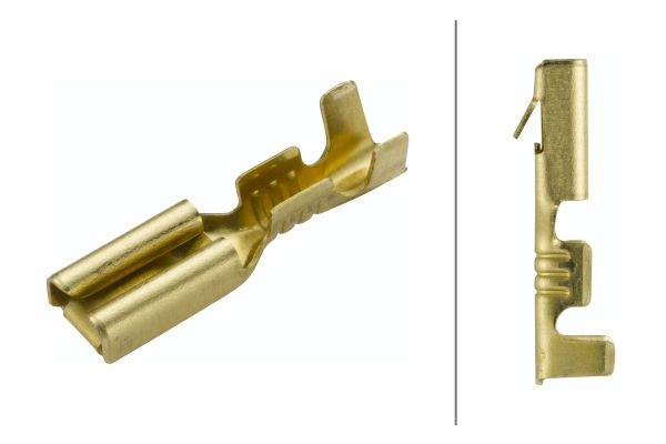 HELLA 8KW 744 817-003 Leitungsverbinder - mit Arretierung - mit Rastnase - silber - von: 0.85mm² - b-1
