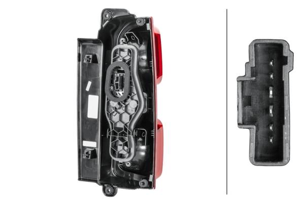 HELLA 2SD 354 845-011 Heckleuchte - Glühlampe - links - für u.a. Peugeot Expert Box (V_)-1